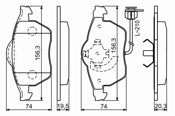 BOSCH TARCZE+KLOCKI PRZÓD AUDI A6 C6 314MM 