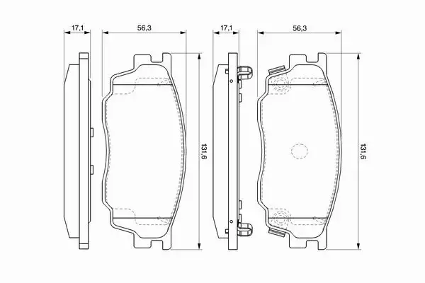 BOSCH KLOCKI HAMULCOWE PRZÓD 0 986 494 078 