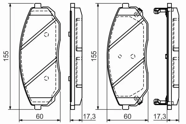 BOSCH KLOCKI HAMULCOWE PRZÓD 0 986 494 143 