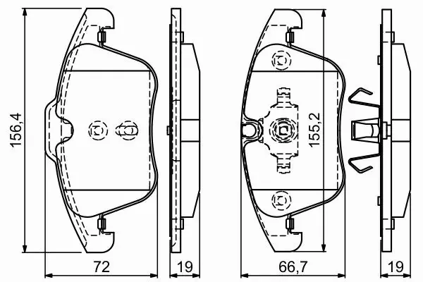 BOSCH TARCZE+KLOCKI P+T FORD GALAXY II S-MAX 300MM 