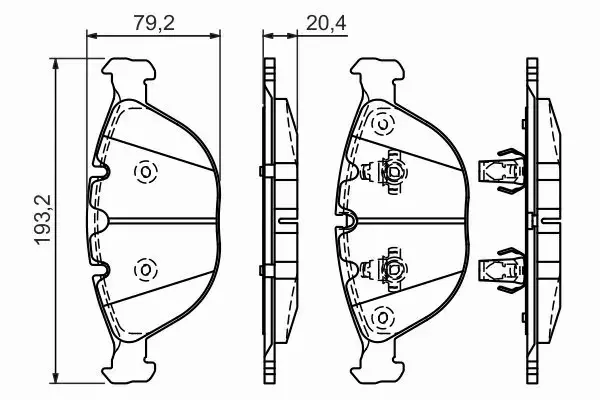 BOSCH TARCZE+KLOCKI PRZÓD BMW X5 E53 356MM 