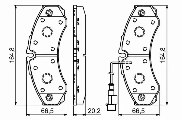 BOSCH KLOCKI HAMULCOWE TYŁ 0 986 494 239 