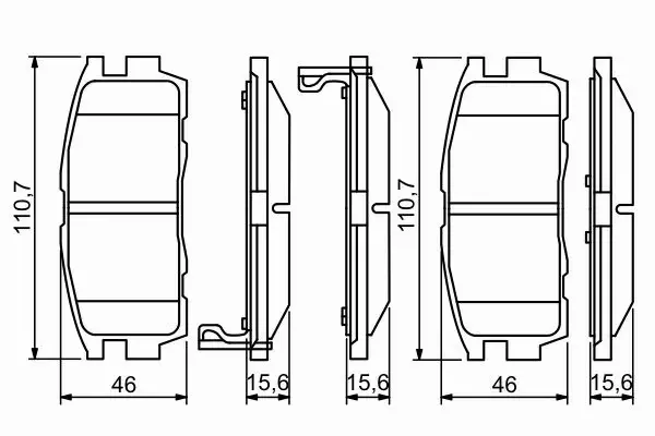 BOSCH TARCZE+KLOCKI P+T CHEVROLET CAPTIVA OPEL ANTARA 296MM 