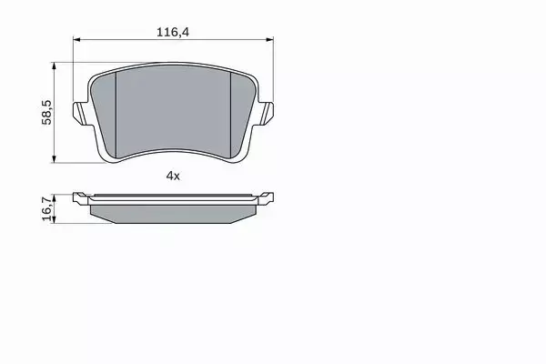 BOSCH TARCZE+KLOCKI TYŁ AUDI A4 B8 A5 8T Q5 300MM 