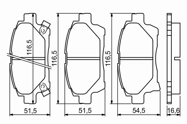 BOSCH KLOCKI HAMULCOWE PRZÓD 0 986 494 333 