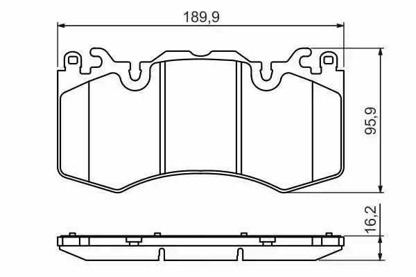 BOSCH KLOCKI HAMULCOWE PRZÓD 0 986 494 440 