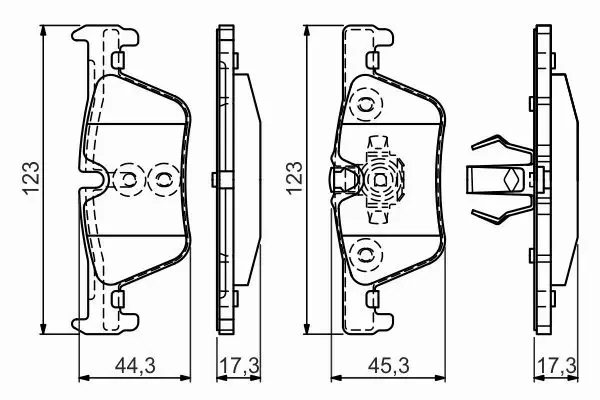 BOSCH TARCZE+KLOCKI P+T BMW 1 F20 F21 2 F22 312MM 