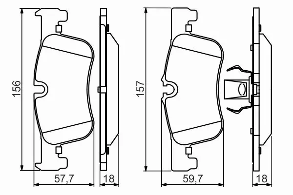 BOSCH TARCZE+KLOCKI PRZÓD BMW 1 F20 F21 2 F22 284MM 