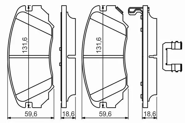 BOSCH TARCZE+KLOCKI PRZÓD+TYŁ CHEVROLET MALIBU OPEL INSIGNIA A 296+292MM 