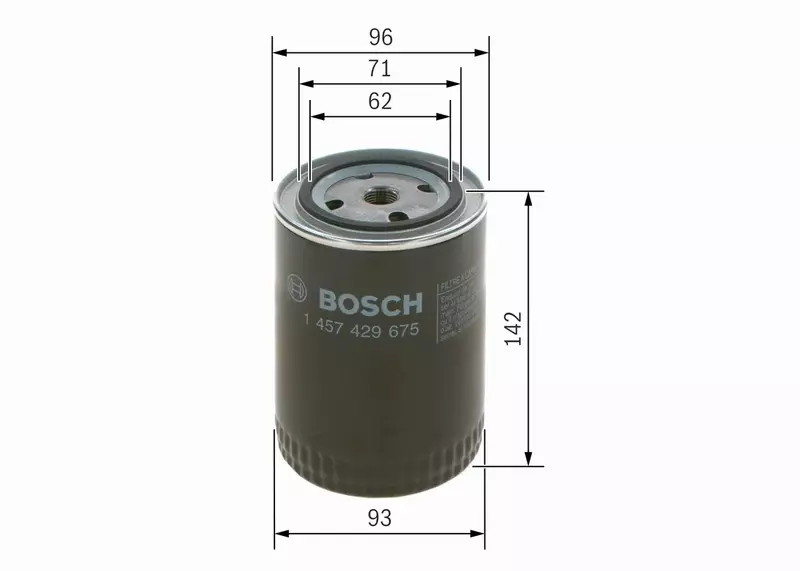 BOSCH FILTR PALIWA 1 457 429 675 