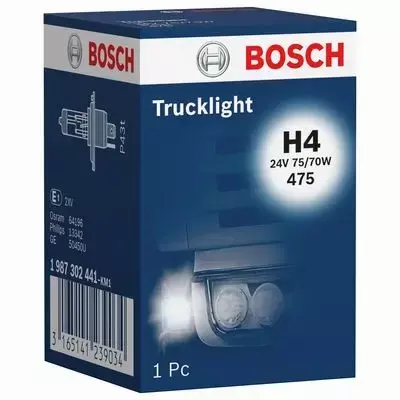 BOSCH ŻARÓWKA H4 TRUCKLIGHT 24V 75/70W P43T 