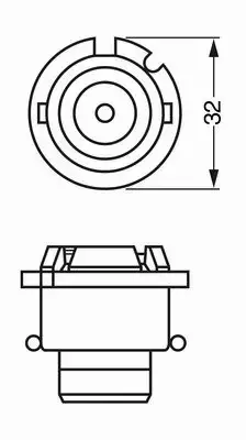 BOSCH ŻARNIK XENON D2R 12V 35W P32D-3 1 SZTUKA 