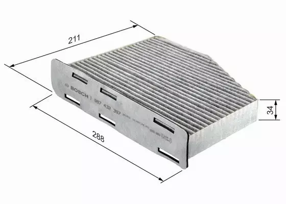 BOSCH ZESTAW FILTRÓW AUDI A3 8P 1.9 2.0 TDI 