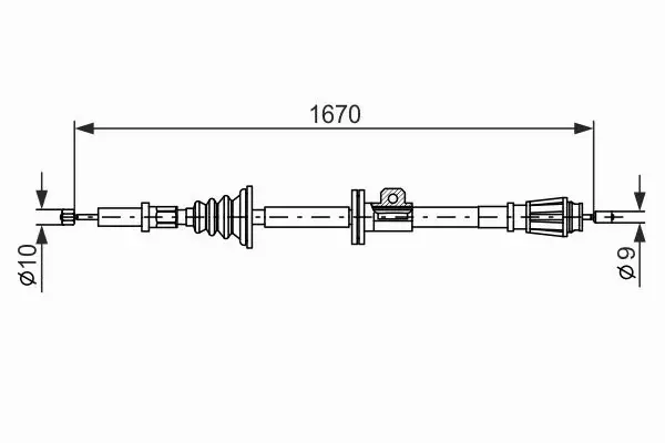 BOSCH LINKA HAMULCOWA 1 987 477 357 