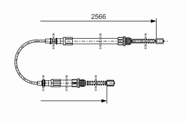 BOSCH LINKA HAMULCA RĘCZNEGO 1 987 477 515 