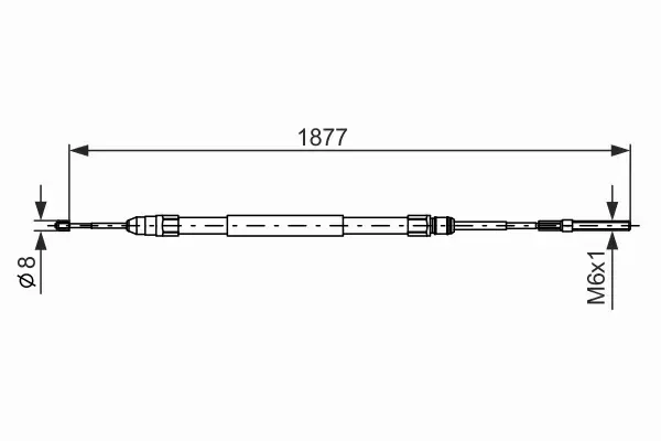 BOSCH LINKA HAMULCOWA 1 987 477 694 