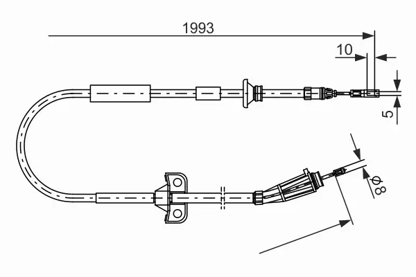 BOSCH LINKA HAMULCA RĘCZNEGO 1 987 477 819 