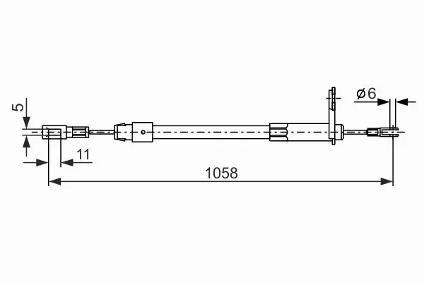 BOSCH LINKA HAMULCOWA 1 987 477 849 