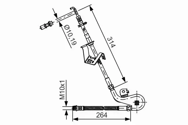 BOSCH PRZEWÓD HAMULCOWY 1 987 481 427 