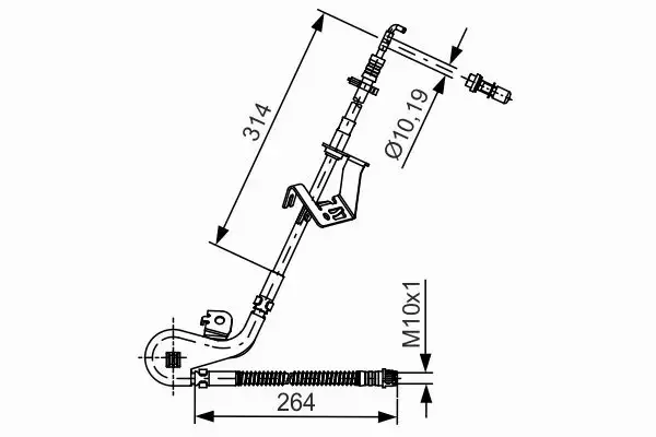 BOSCH PRZEWÓD HAMULCOWY 1 987 481 428 