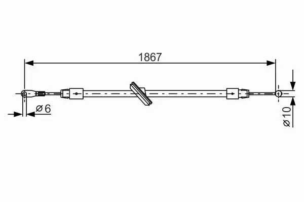 BOSCH LINKA HAMULCOWA 1 987 482 028 