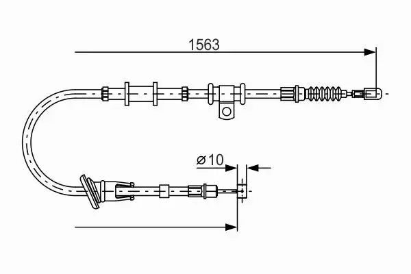 BOSCH LINKA HAMULCA RĘCZNEGO 1 987 482 064 