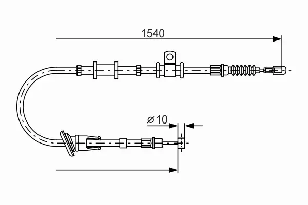 BOSCH LINKA HAMULCA RĘCZNEGO 1 987 482 065 