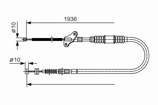 BOSCH LINKA HAMULCOWA 1 987 482 110 