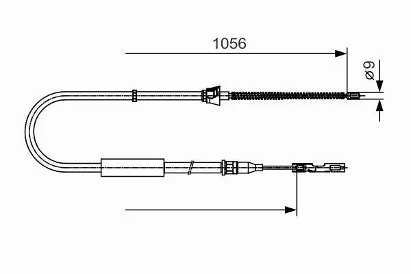 BOSCH LINKA HAMULCA RĘCZNEGO 1 987 482 125 