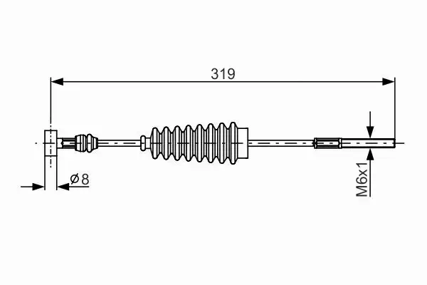 BOSCH LINKA HAMULCOWA 1 987 482 157 