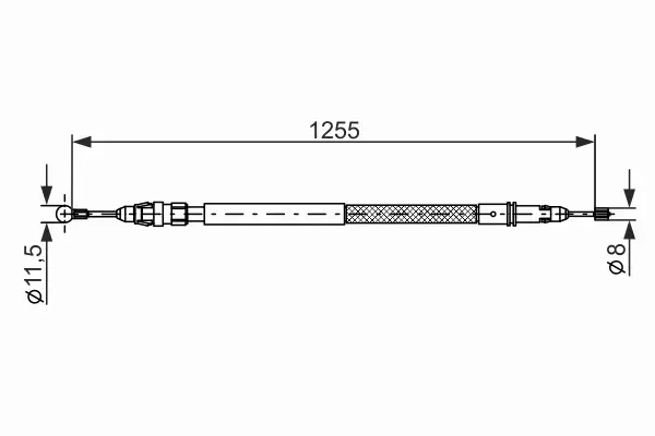 BOSCH LINKA HAMULCA RĘCZNEGO 1 987 482 235 