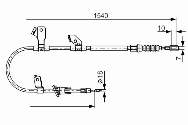 BOSCH LINKA HAMULCOWA 1 987 482 271 