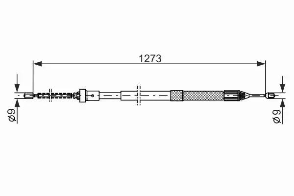 BOSCH LINKA HAMULCA RĘCZNEGO 1 987 482 308 