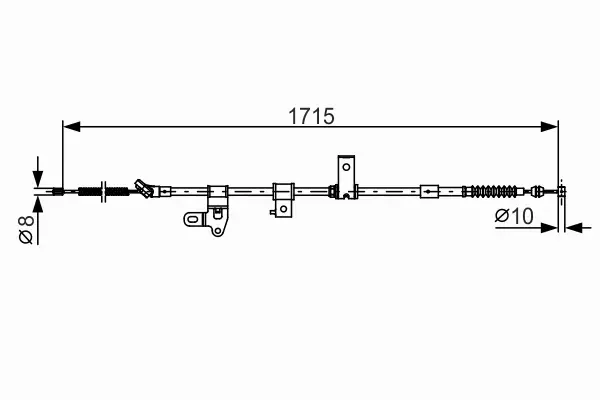 BOSCH LINKA HAMULCA RĘCZNEGO 1 987 482 348 