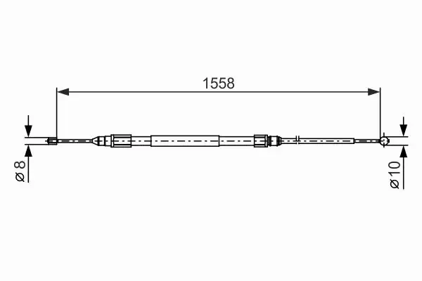 BOSCH LINKA HAMULCA RĘCZNEGO 1 987 482 368 