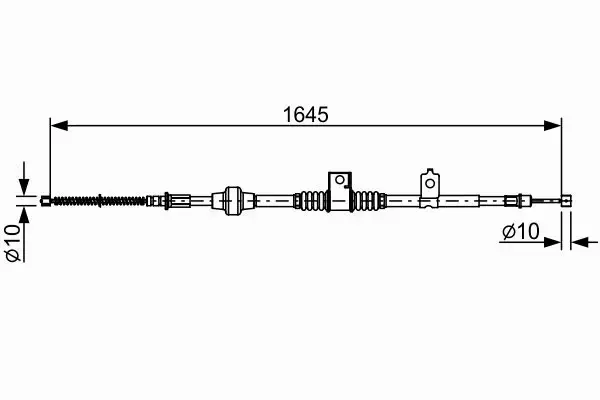 BOSCH LINKA HAMULCA RĘCZNEGO 1 987 482 517 