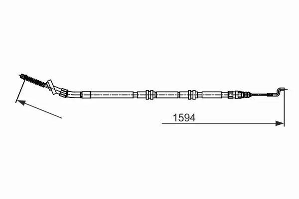 BOSCH LINKA HAMULCA RĘCZNEGO 1 987 482 729 