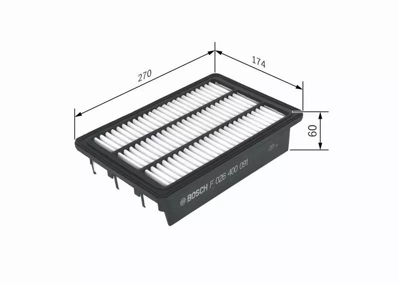 BOSCH FILTR POWIETRZA F 026 400 091 