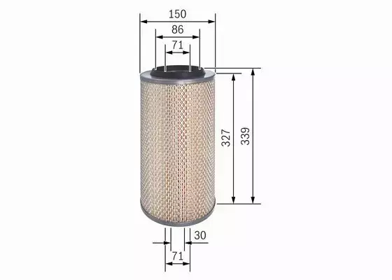 BOSCH FILTR POWIETRZA F 026 400 322 