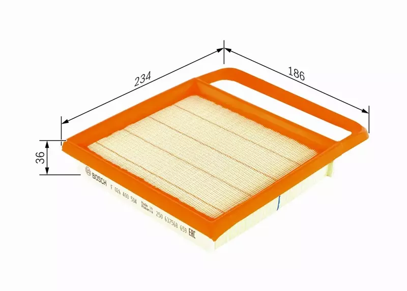 BOSCH FILTR POWIETRZA F 026 400 504 