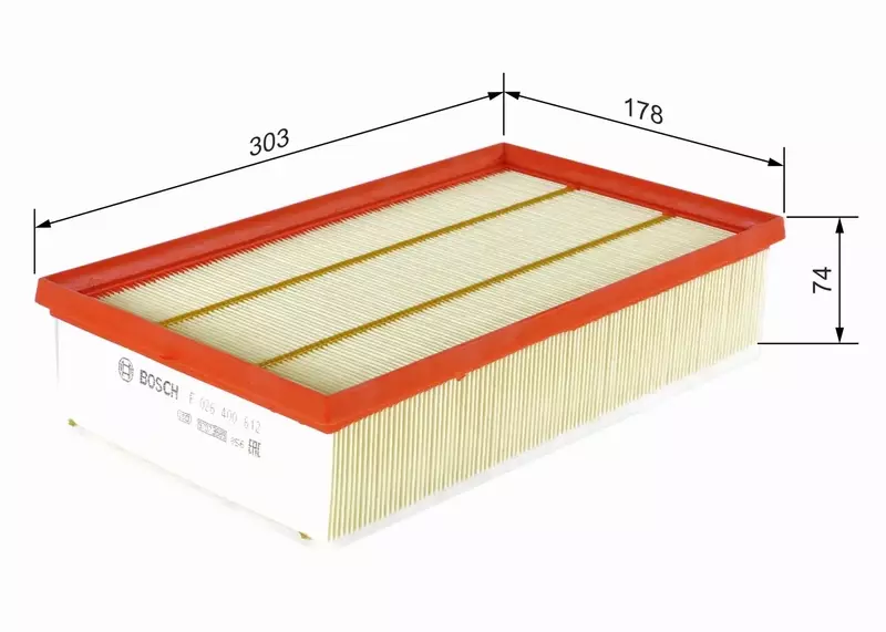 BOSCH FILTR POWIETRZA F 026 400 612 