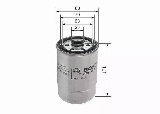 BOSCH FILTR PALIWA F 026 402 013 