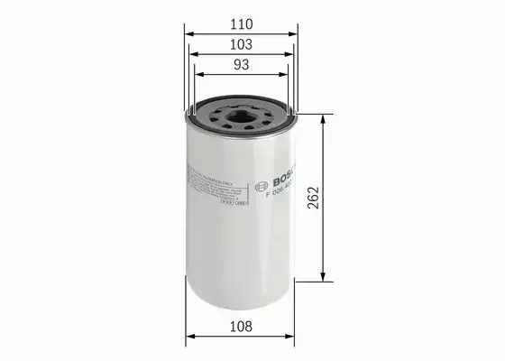 BOSCH FILTR PALIWA F 026 402 017 