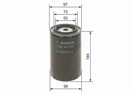 BOSCH FILTR PALIWA F 026 402 036 