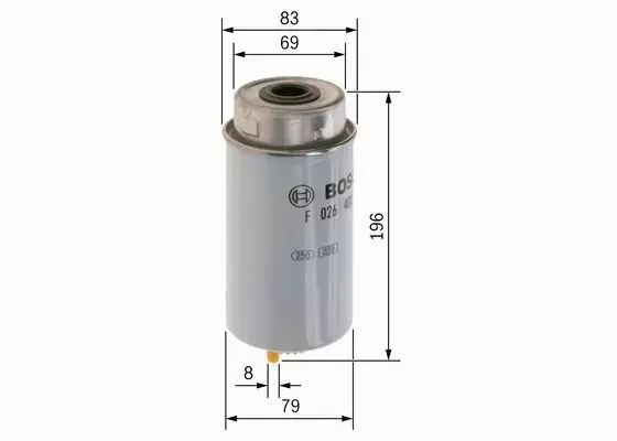 BOSCH FILTR PALIWA F 026 402 040 