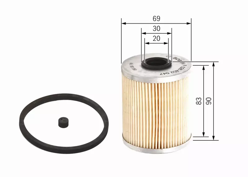 BOSCH FILTR PALIWA F 026 402 047 