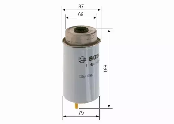 BOSCH FILTR PALIWA F 026 402 079 