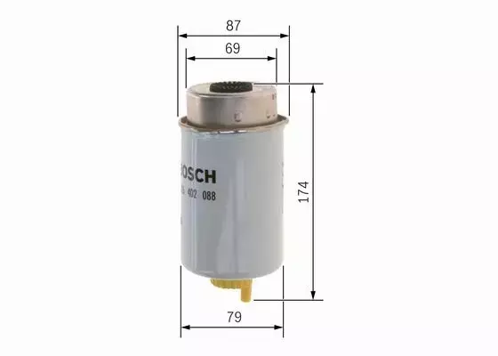 BOSCH FILTR PALIWA F 026 402 088 