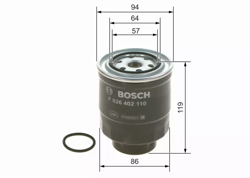 BOSCH FILTR PALIWA F 026 402 110 