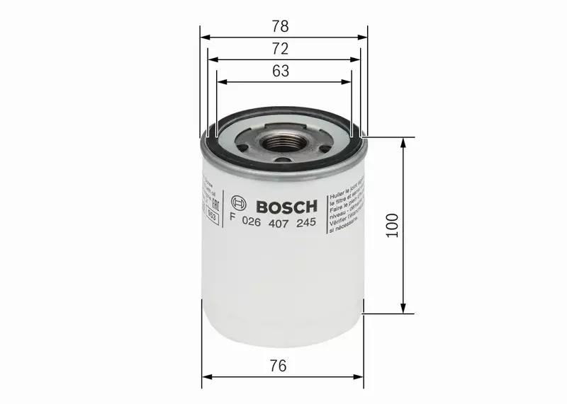 BOSCH FILTR OLEJU F 026 407 245 